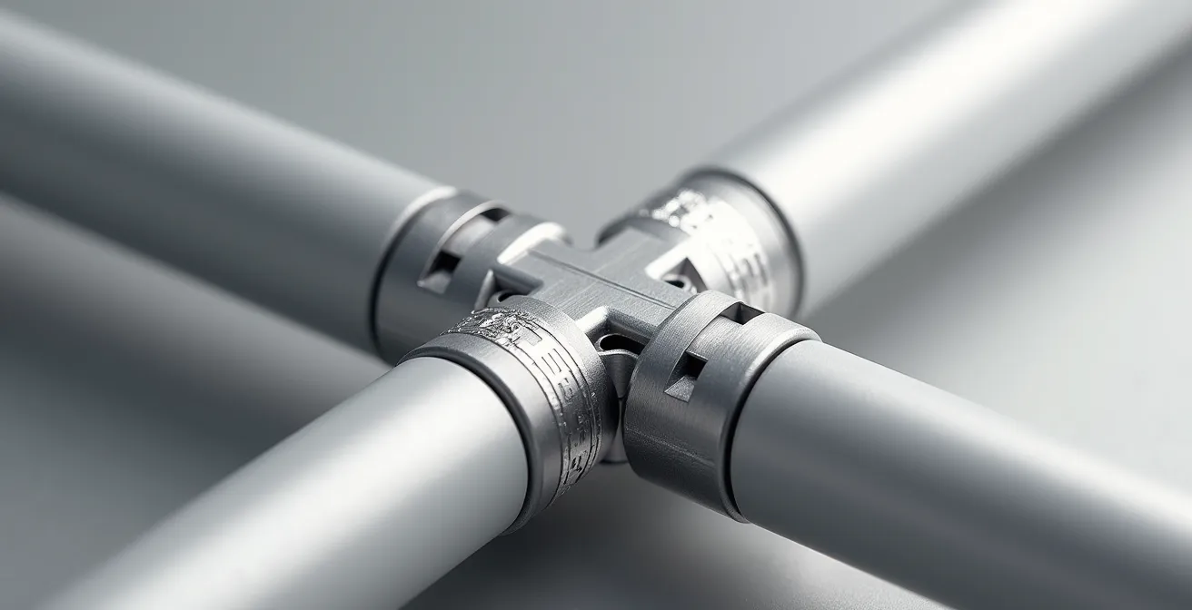 Modulare Produktarchitektur mit standardisierten Verbindungen für einfache Demontage und Reparatur