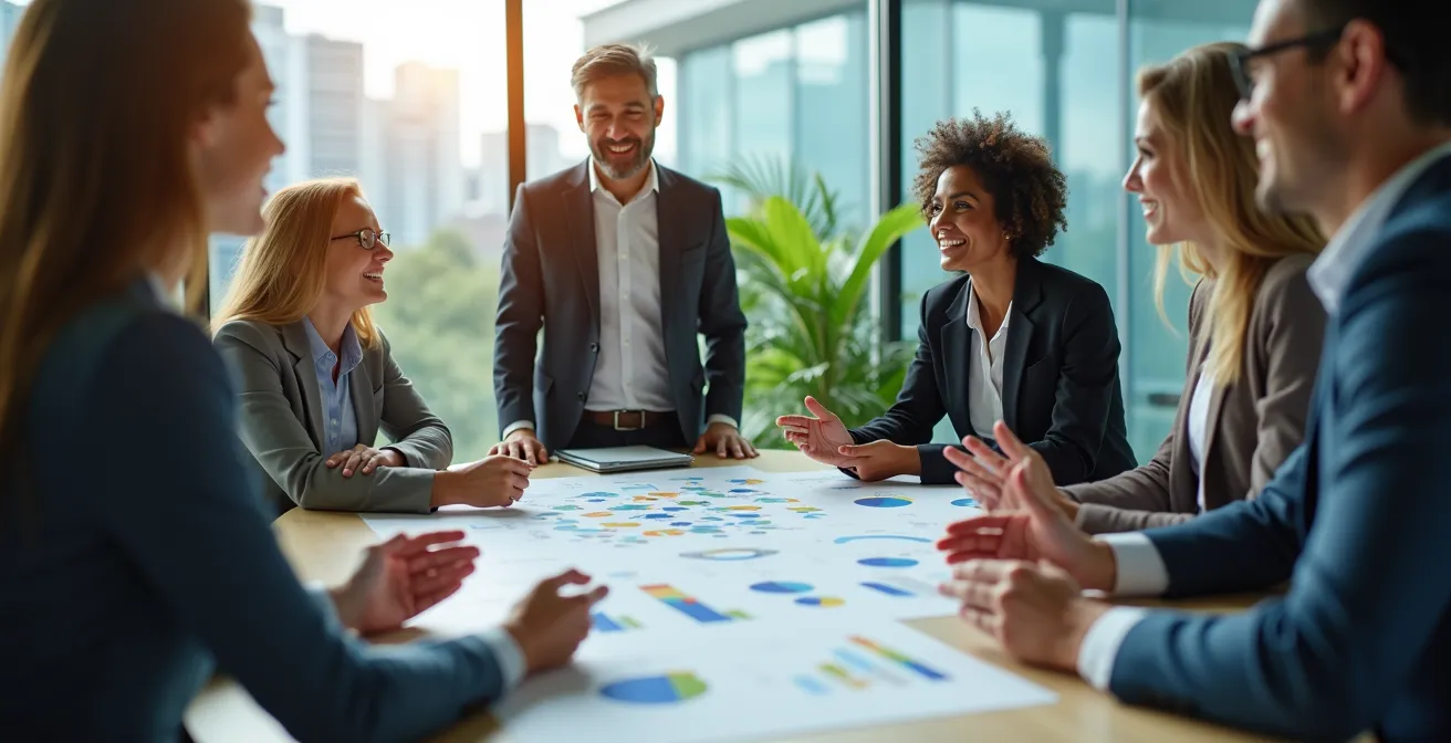 Detaillierte Visualisierung des 5-Phasen-Prozesses zur Net-Zero-Roadmap