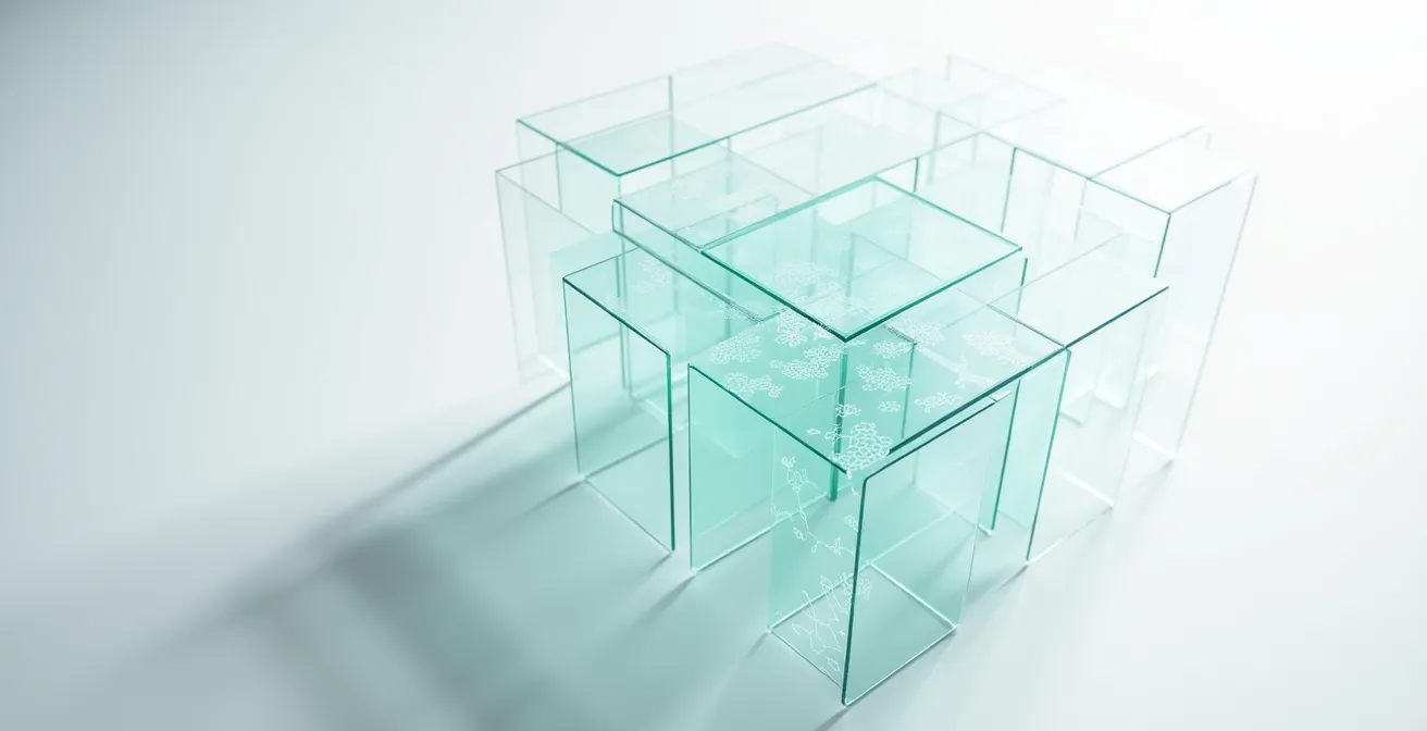 Visualisierung eines Open Science Workflows mit transparenten Datenwegen und Kollaborationspunkten